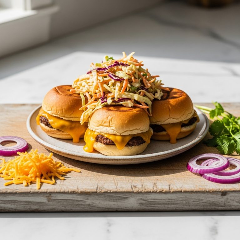 Southern Grilled Cheese Sliders with Spicy Coleslaw
