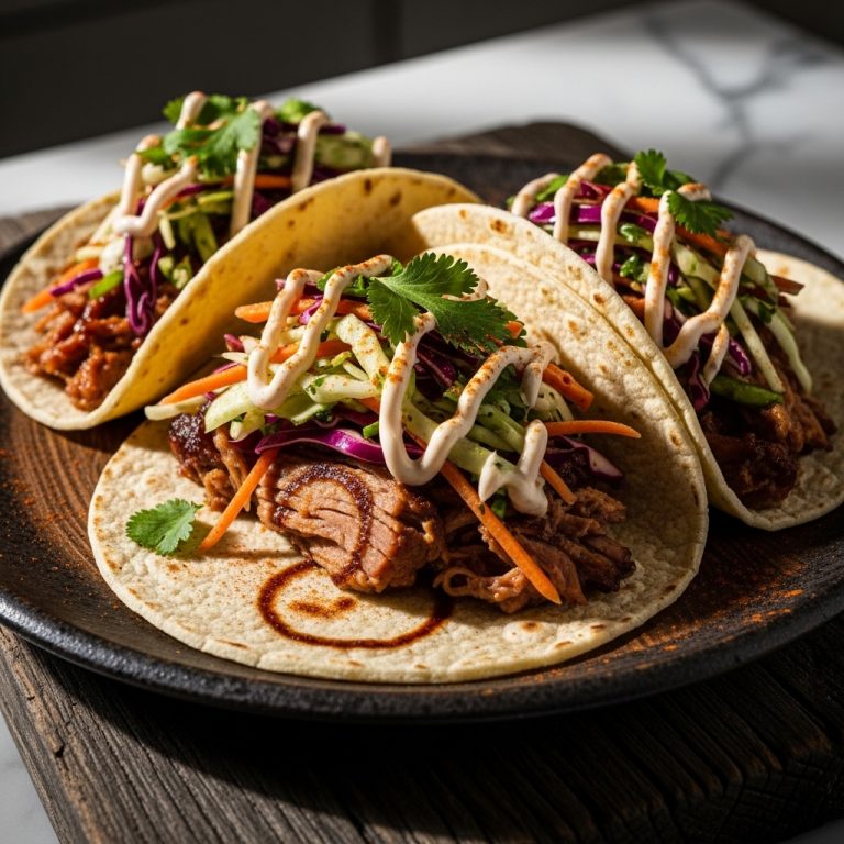 Southern Smokehouse Lunch: BBQ Pulled Pork Tacos