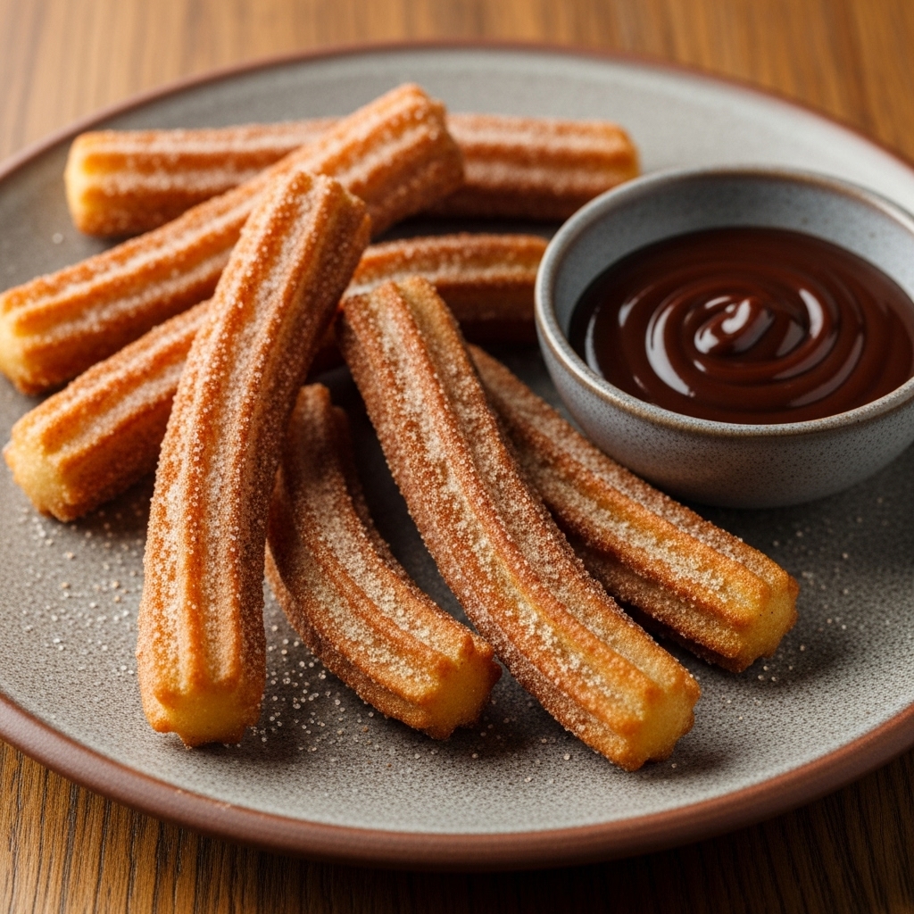 Spanish Brunch Sweet: Vegan Churros Con Chocolate