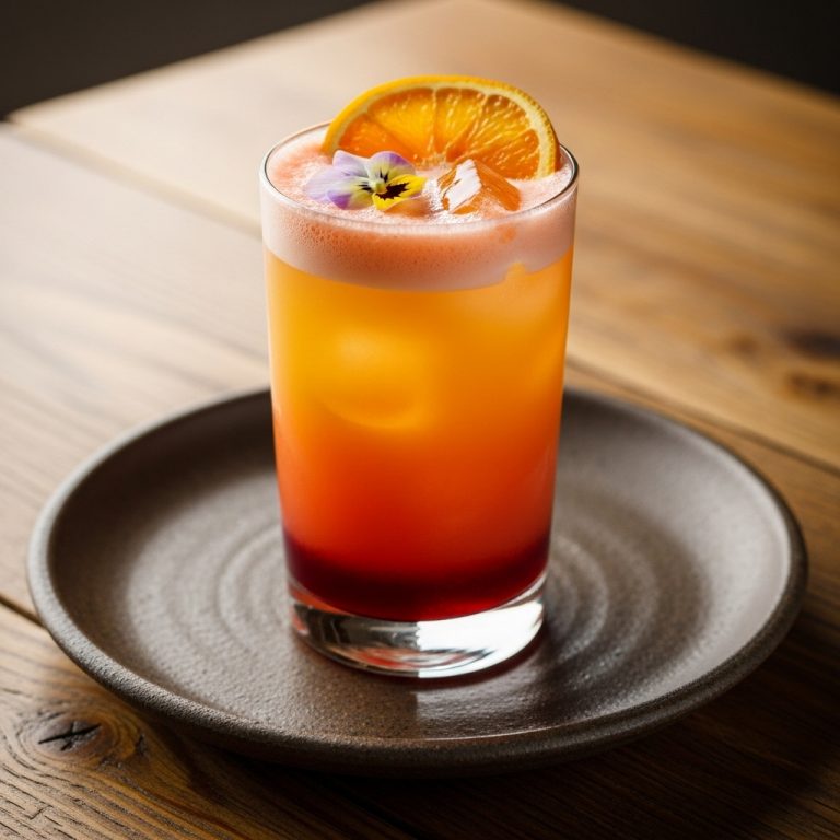 Spanish Sunset Mocktail – Un Refresco Vegano y Delicioso