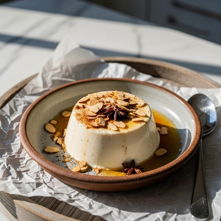 Spiced Almond Milk Panna Cotta