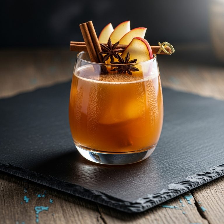 Spiced Apple Cider Mocktail
