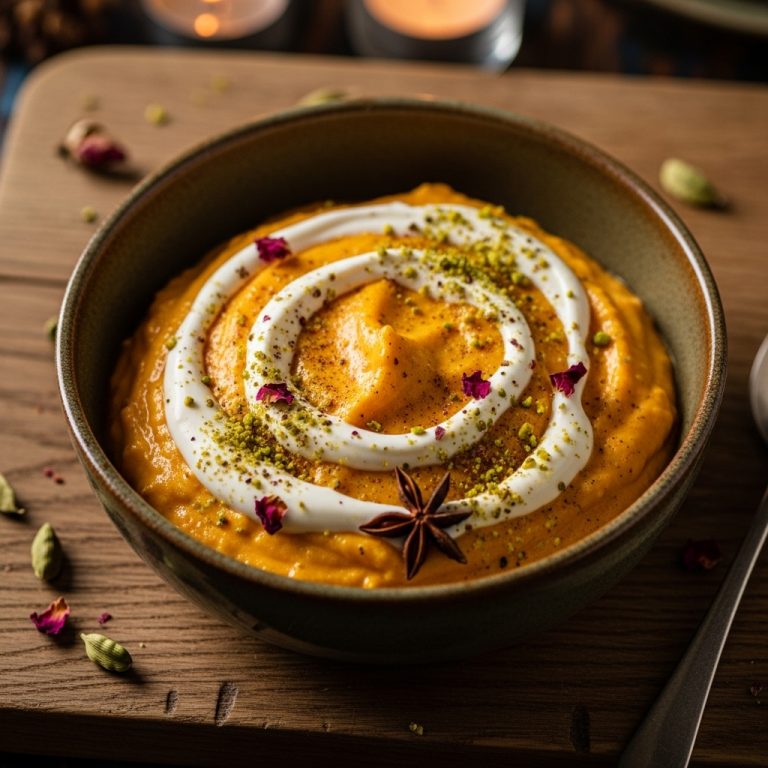 Spiced Mango Fool with Cardamom Cream