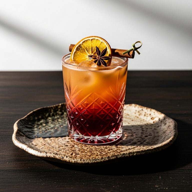 Spiced Moroccan Sunset Mocktail for Paleo Diet