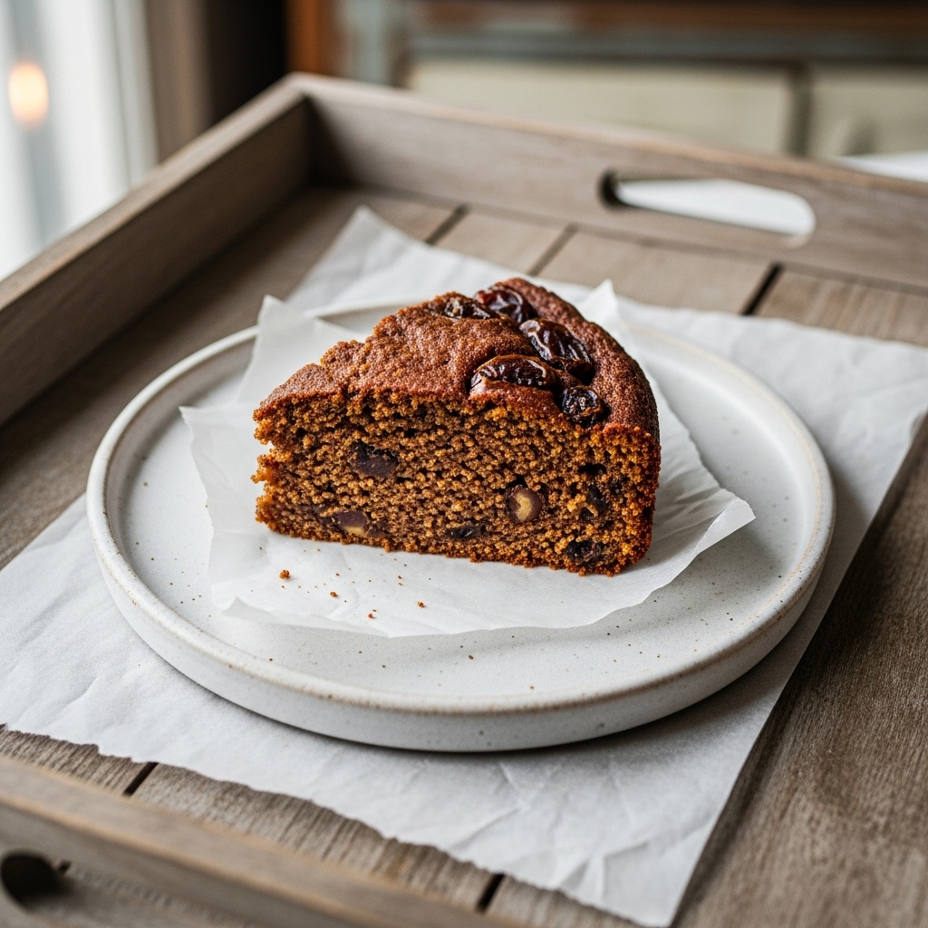 Spiced Paleo Date Cake