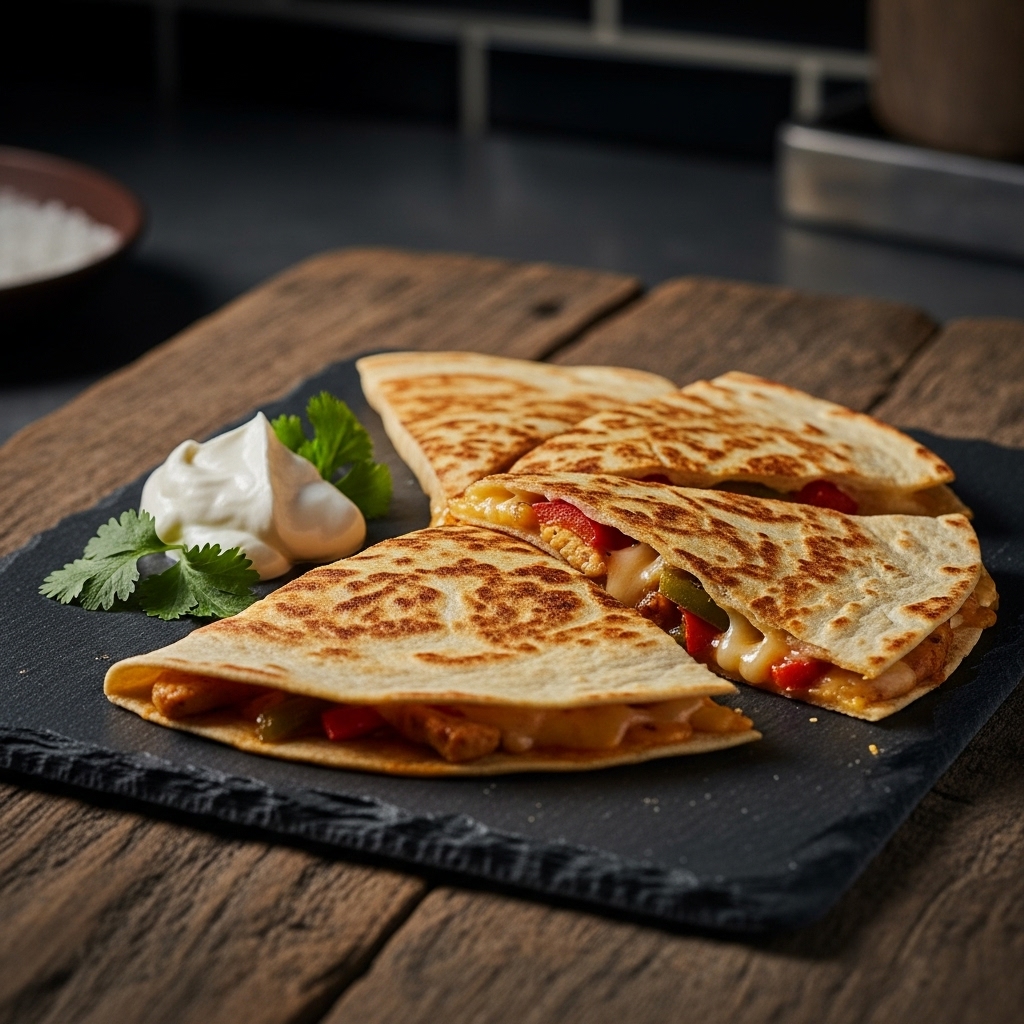 Spicy Chicken Fajita Quesadillas