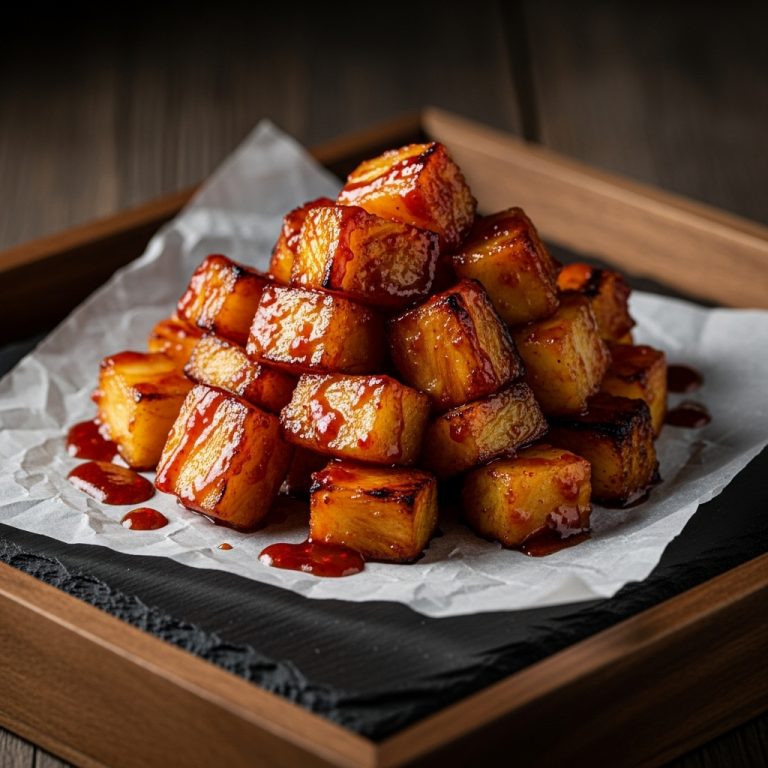 Spicy Grilled Pineapple Bites with Smoky Chipotle Glaze