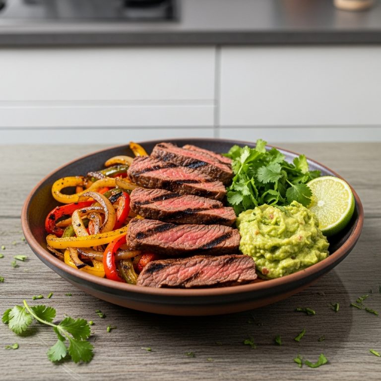 Spicy Grilled Steak Fajita Bowl