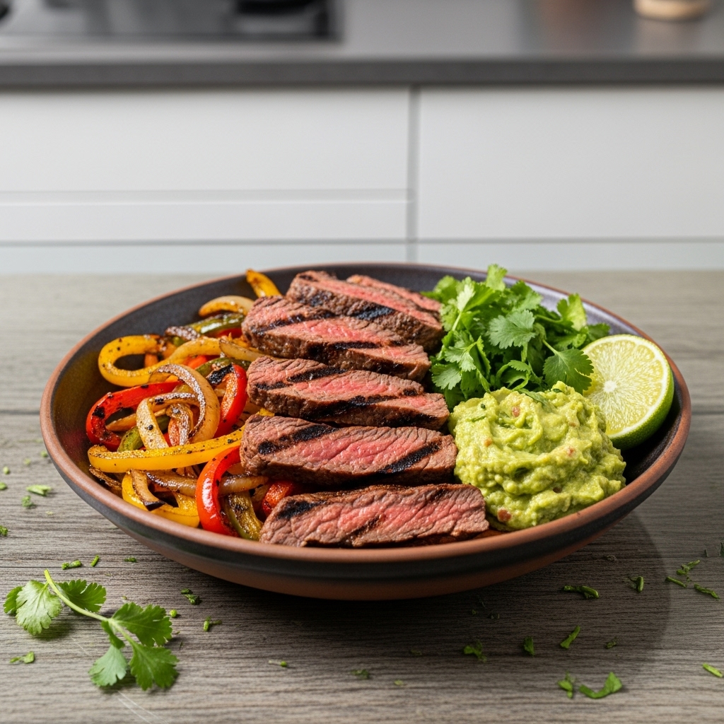 Spicy Grilled Steak Fajita Bowl
