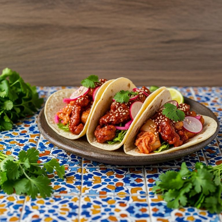 Spicy Korean Street-Food Tacos