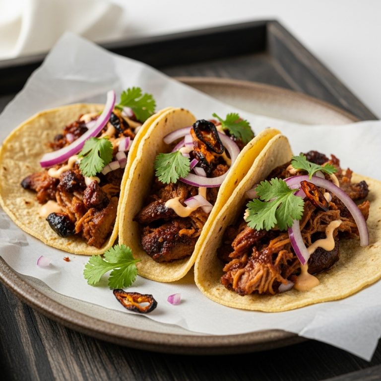 Spicy Smoky Chipotle Carnitas Tacos