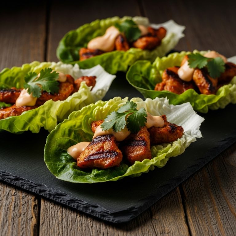 Spicy South African Peri-Peri Chicken Lettuce Wraps