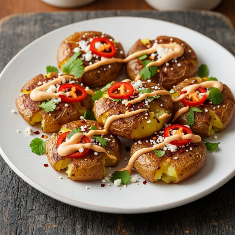 Spicy Southwestern Smashed Potatoes