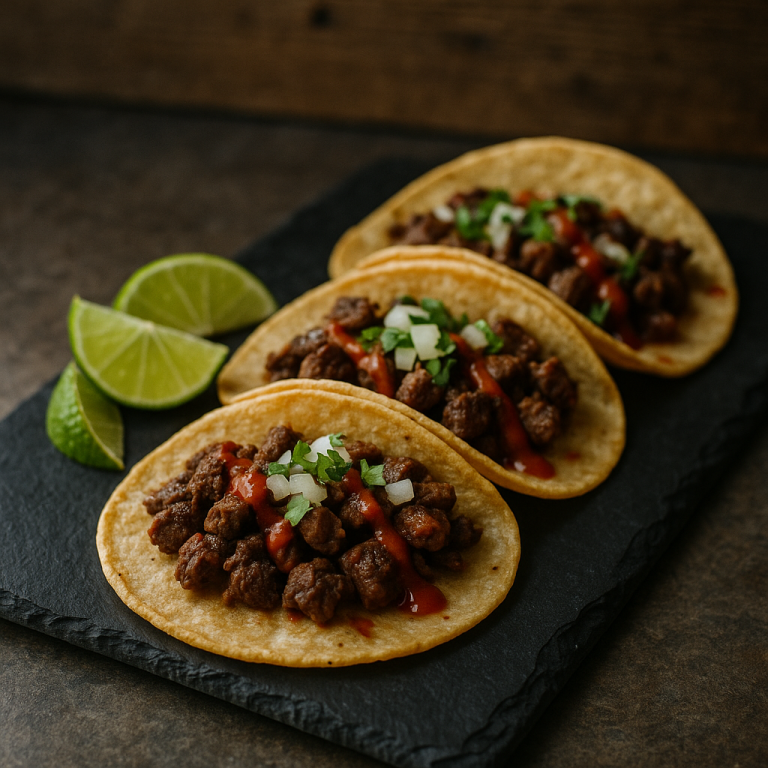 Spicy Street Tacos al Carbon