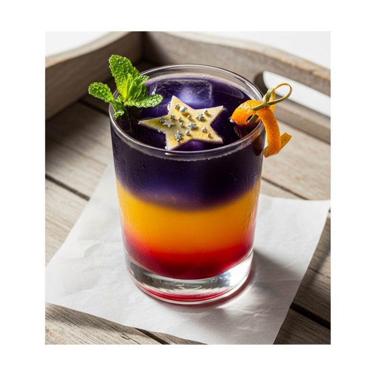 Starlit Sunset Mocktail