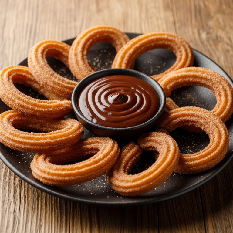 Starry Night Churros with Chocolate Fondue