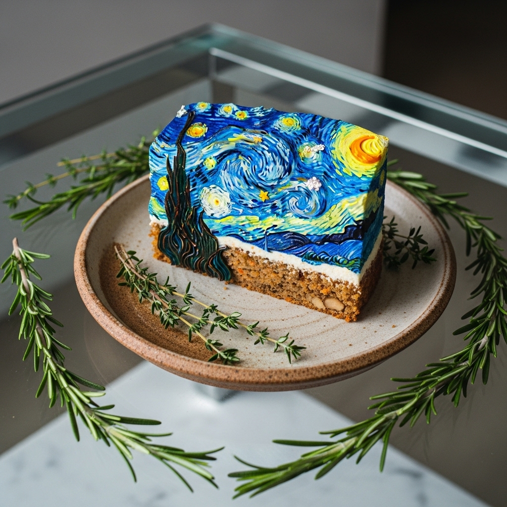 Starry Night Keto Carrot Cake
