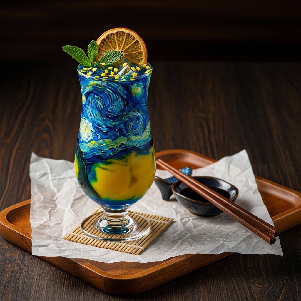Starry Night Mango Mocktail