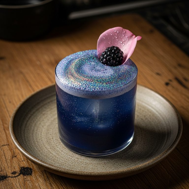 Starry Night Rosewater Fizz
