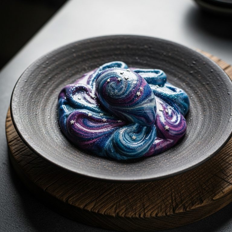 Starry Night Sorbet: A Celestial Vegetarian Frozen Delight