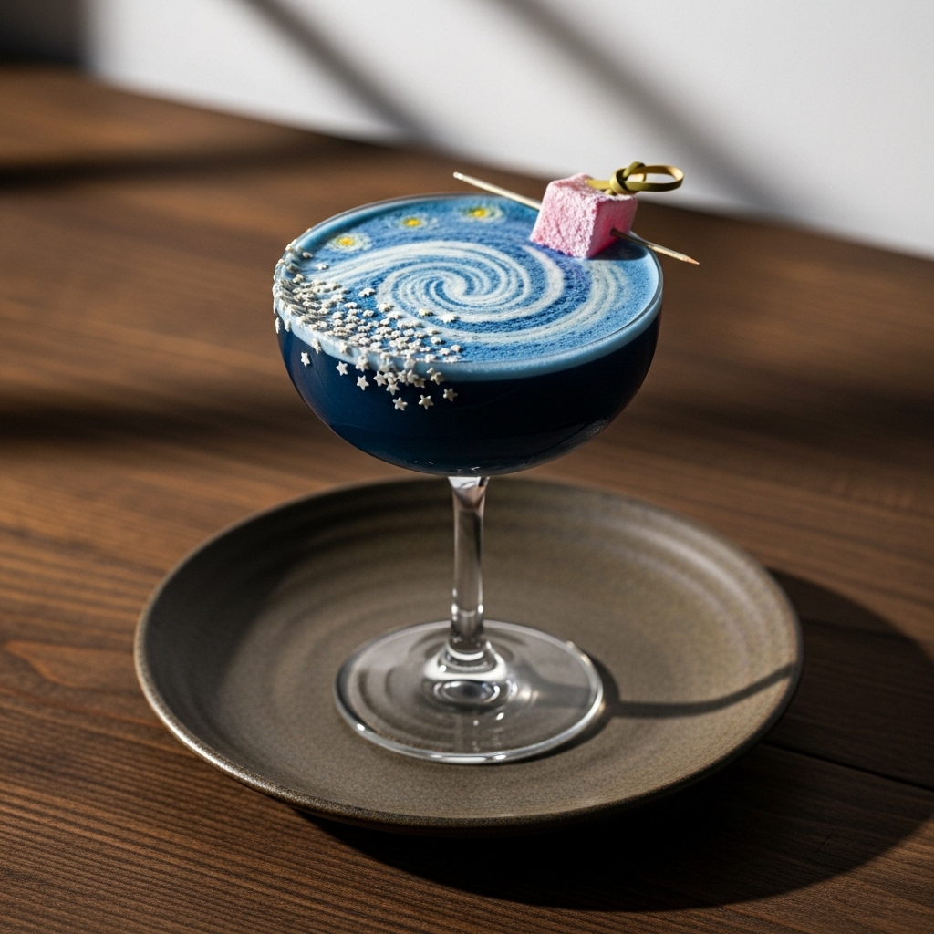 Starry Night Turkish Delight Cocktail
