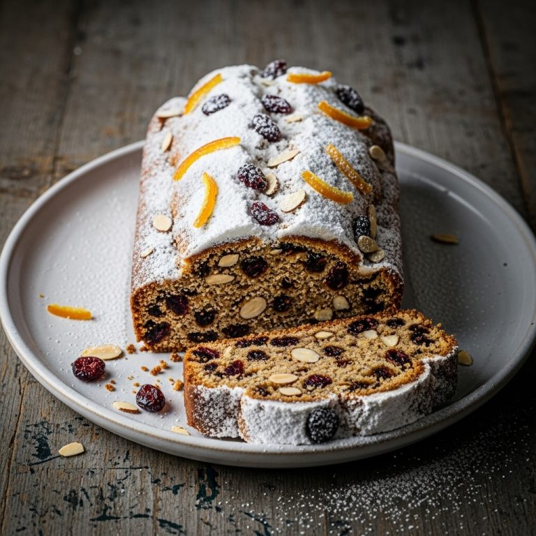 Stollen-Inspired Gluten-Free Almond Pound Cake