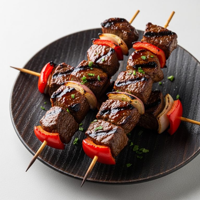 “Street Fair BBQ Beef Skewers”