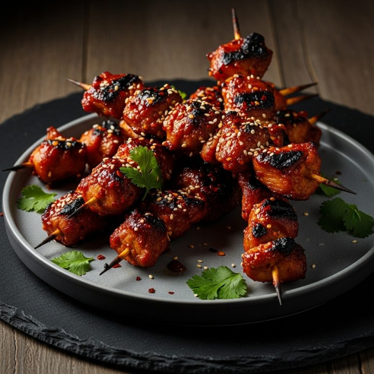 Street Food Firecracker Chicken Skewers