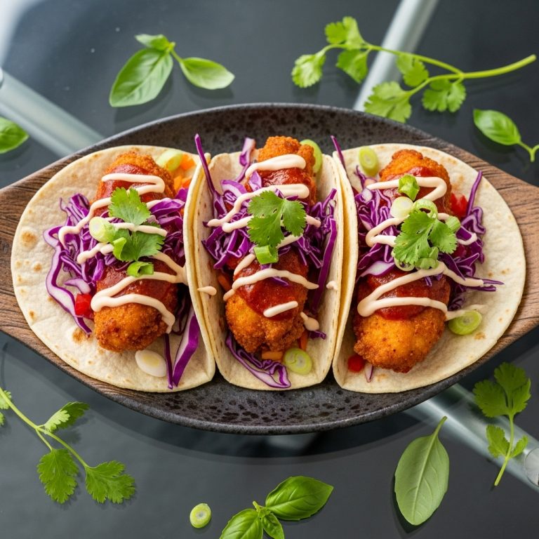 Street-Food Firecracker Chicken Tacos