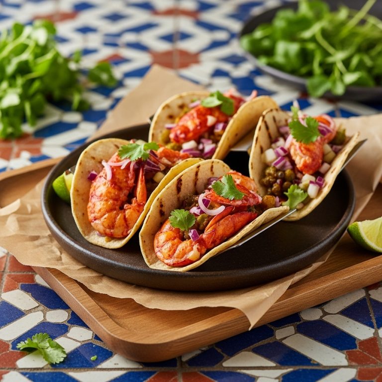 Street-Food Fusion Grilled Lobster Tacos