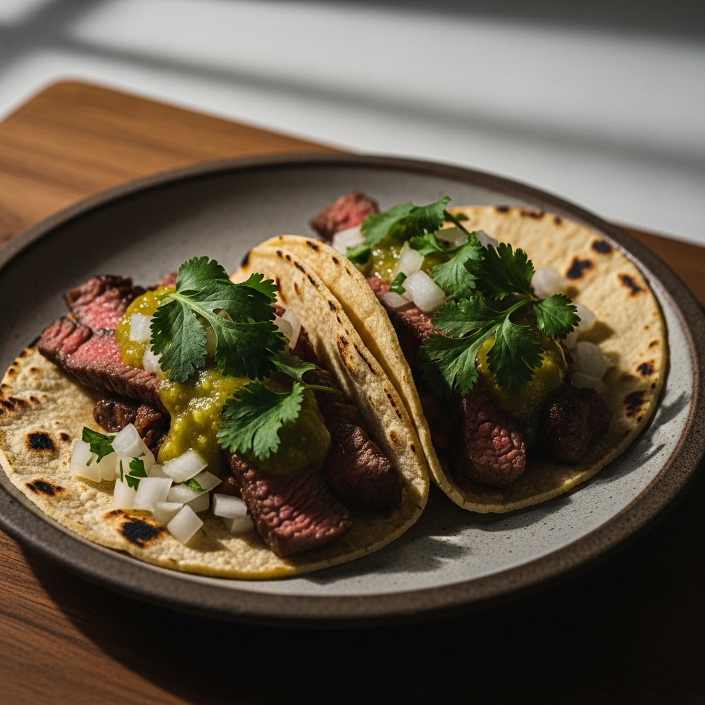 Street Food-Inspired “Carne Asada” Tacos