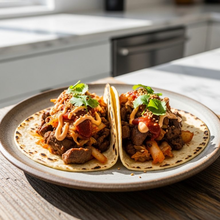 Street Food Lunch: Korean BBQ Tacos
