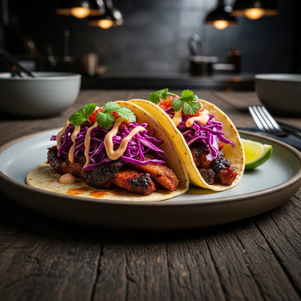 Street-Food Rebel’s BBQ Baja Tacos