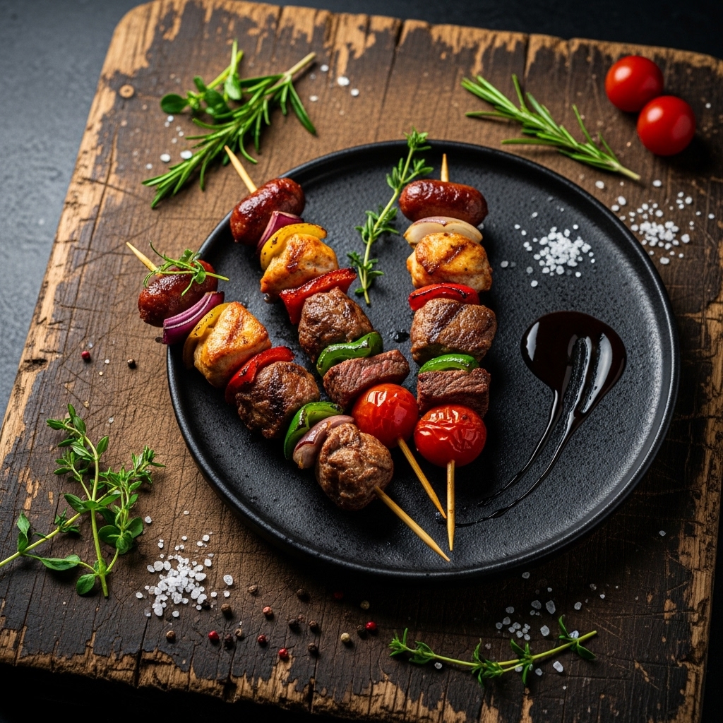 Street-Food Rebel’s Carnival BBQ Skewers