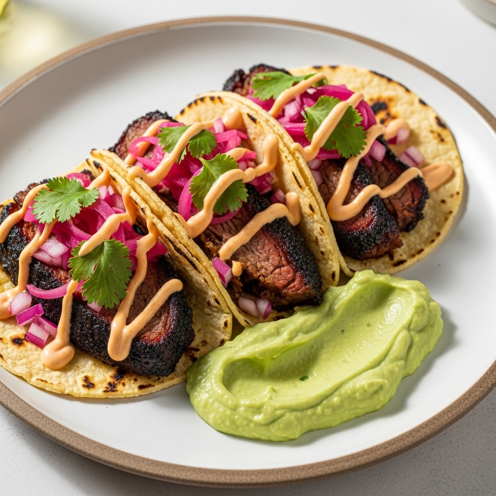Street-Food Rebel’s Famous BBQ Beef Brisket Tacos
