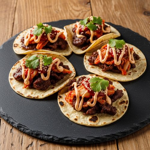 “Kickin’ Korean BBQ Tacos”