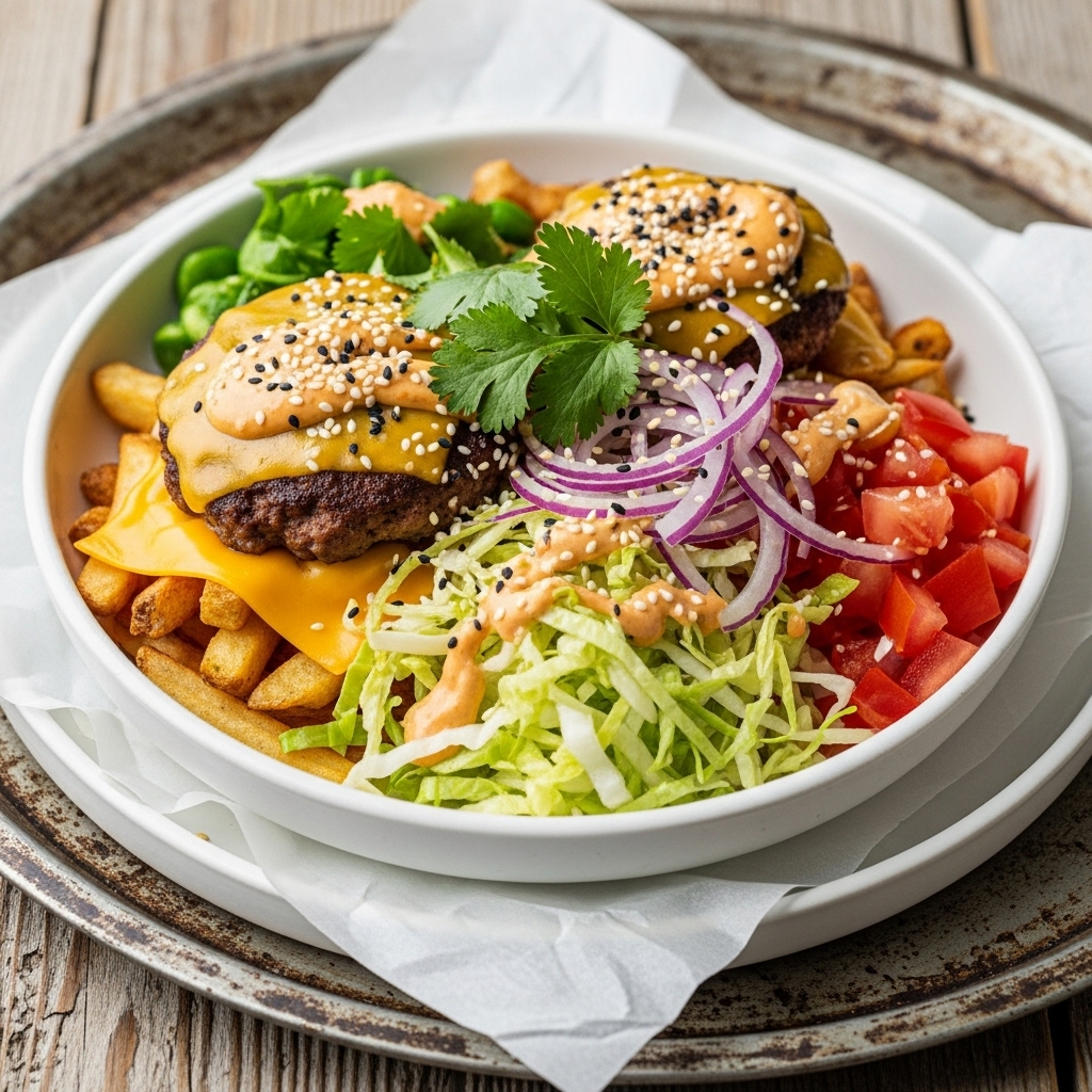 Street-Fusion Burger Bowl