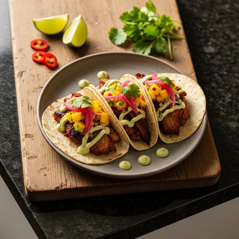 Street-Fusion Carnitas Tacos