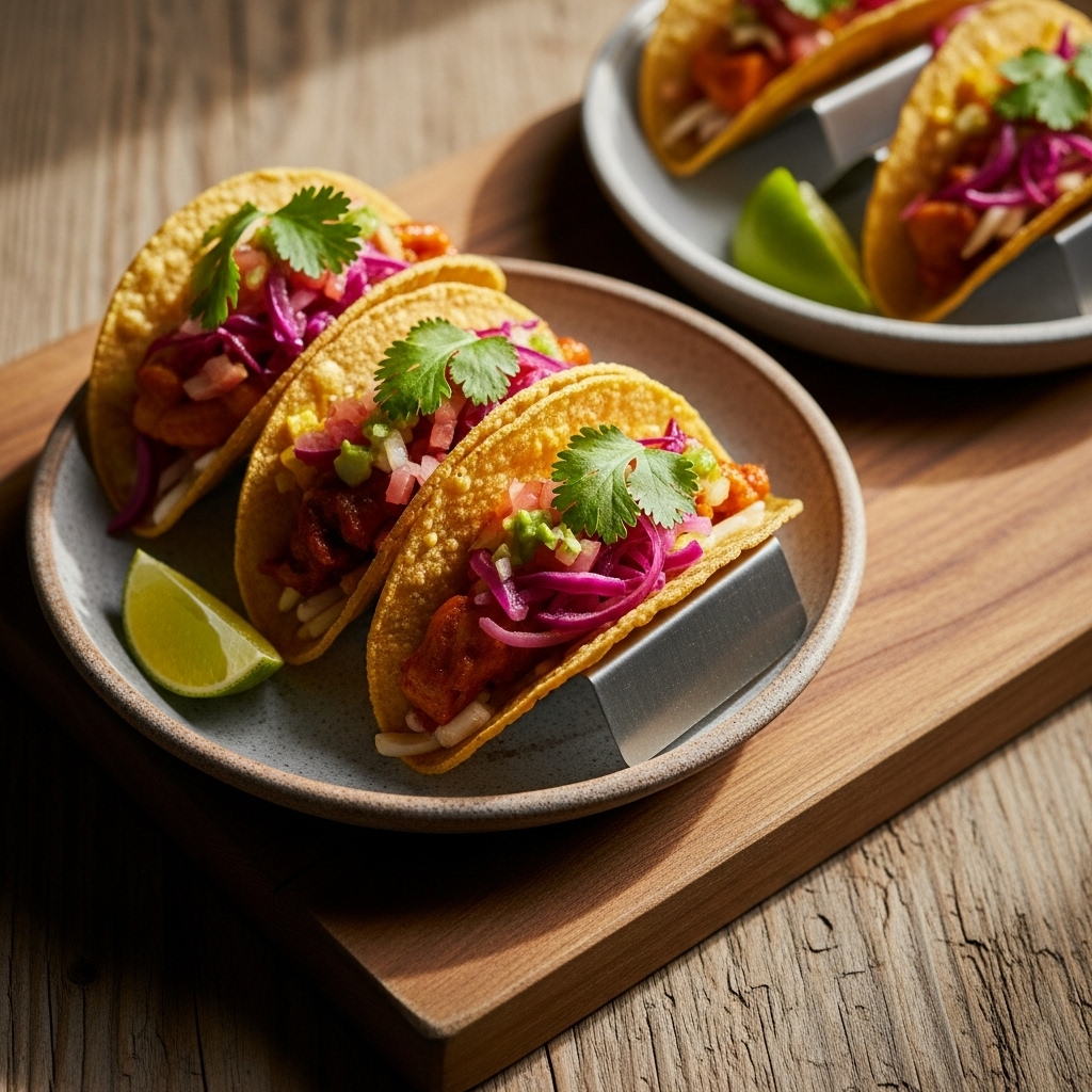 Street-Fusion Firecracker Tacos