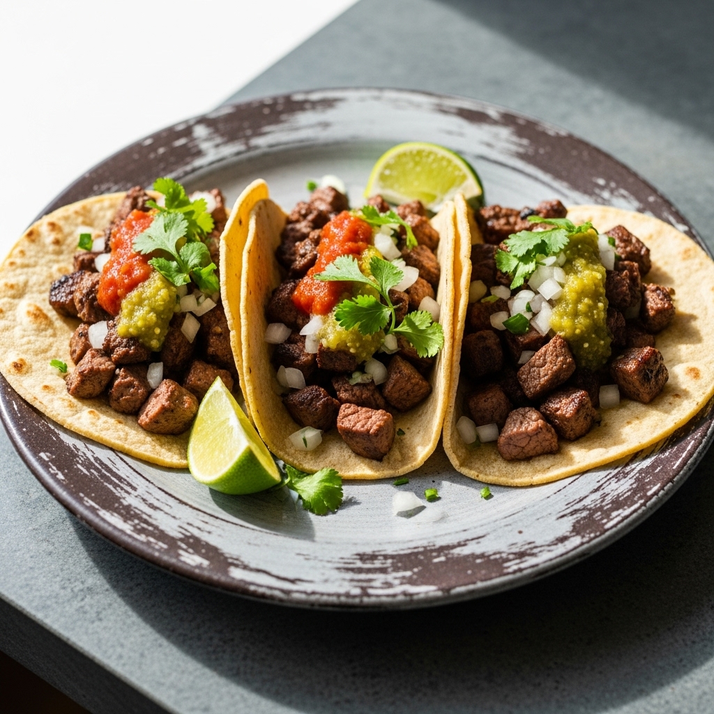 Street-Side Carne Asada Tacos