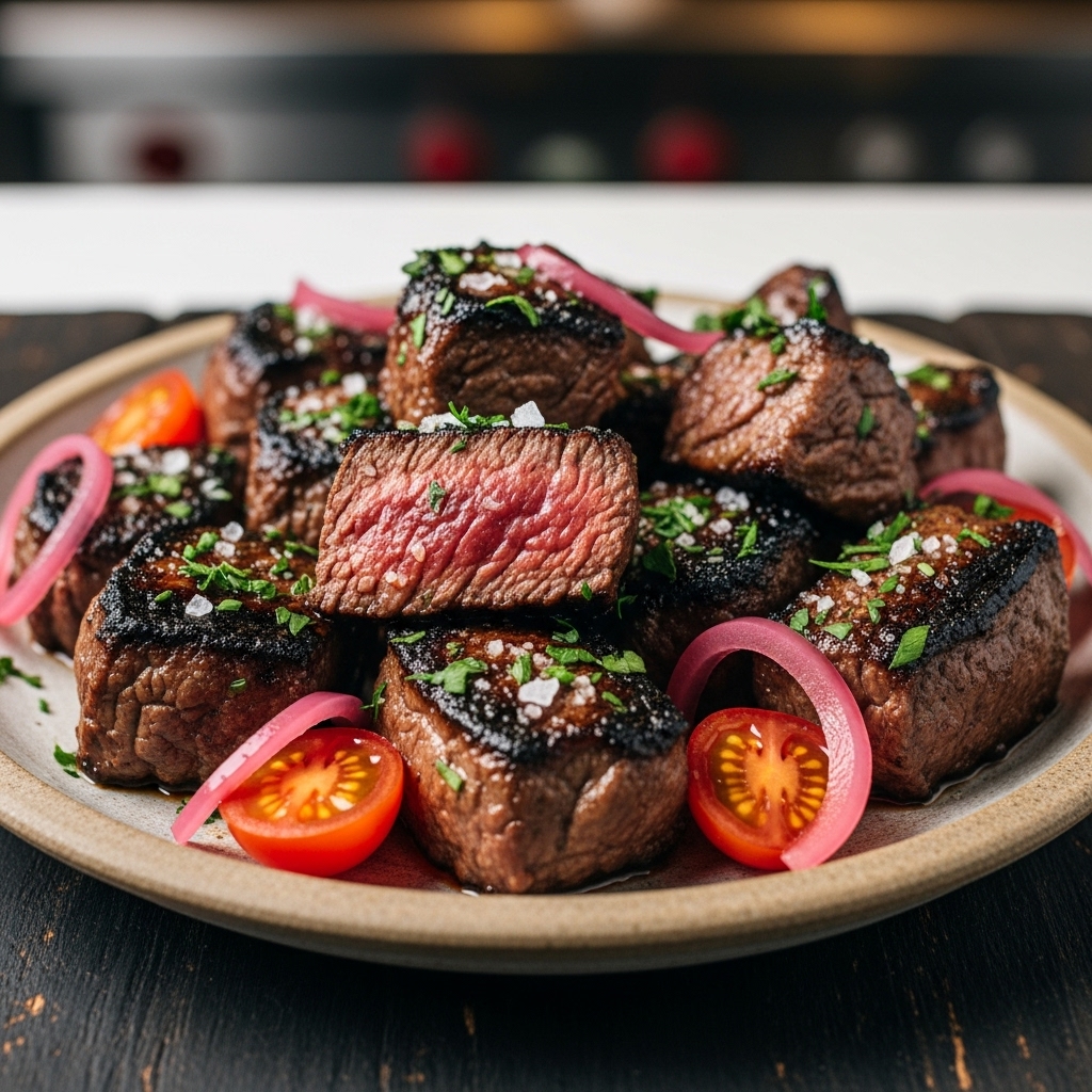 Street-Side Cowboy Steak Bites
