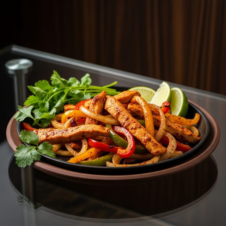 Street-Side Fiery Chicken Fajitas