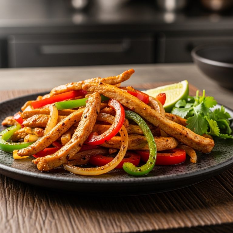 Street-Side Sizzling Chicken Fajita Fiesta