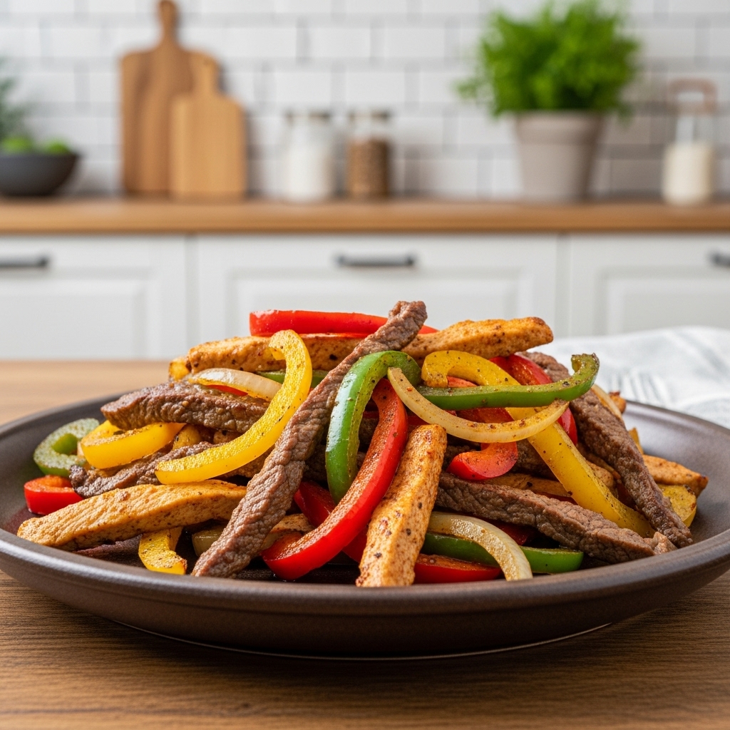 Street-Side Sizzling Fajitas