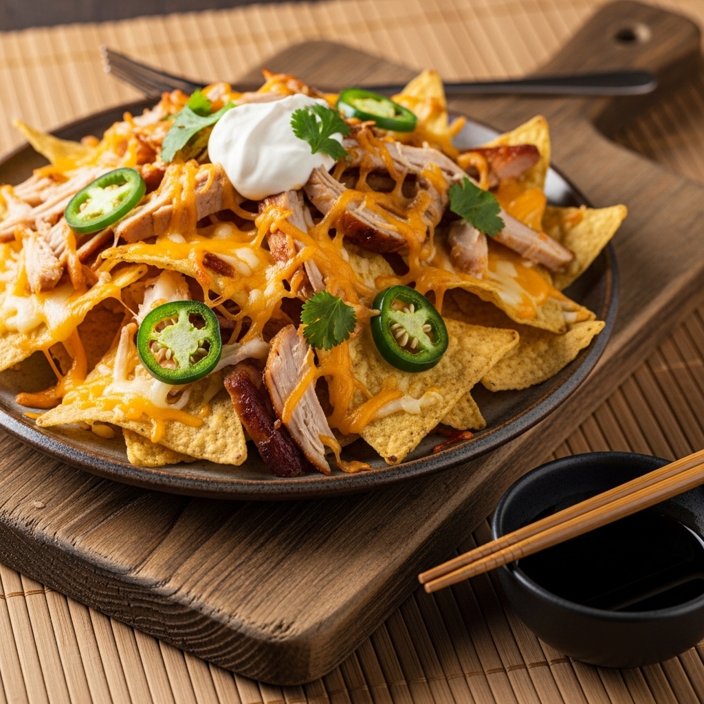 Street-Side Smoked Chicken Nachos