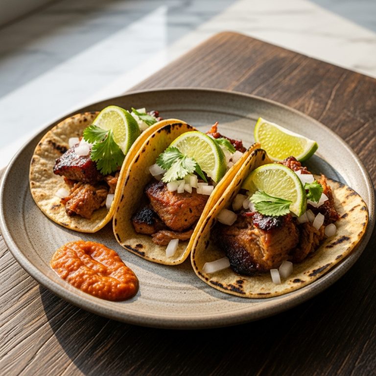 Street-Side Smoky Carnitas Tacos