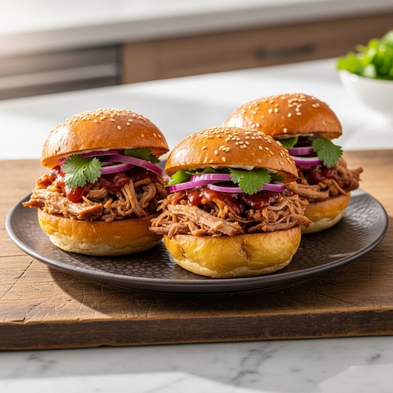 Street Style BBQ Pulled Pork Sliders