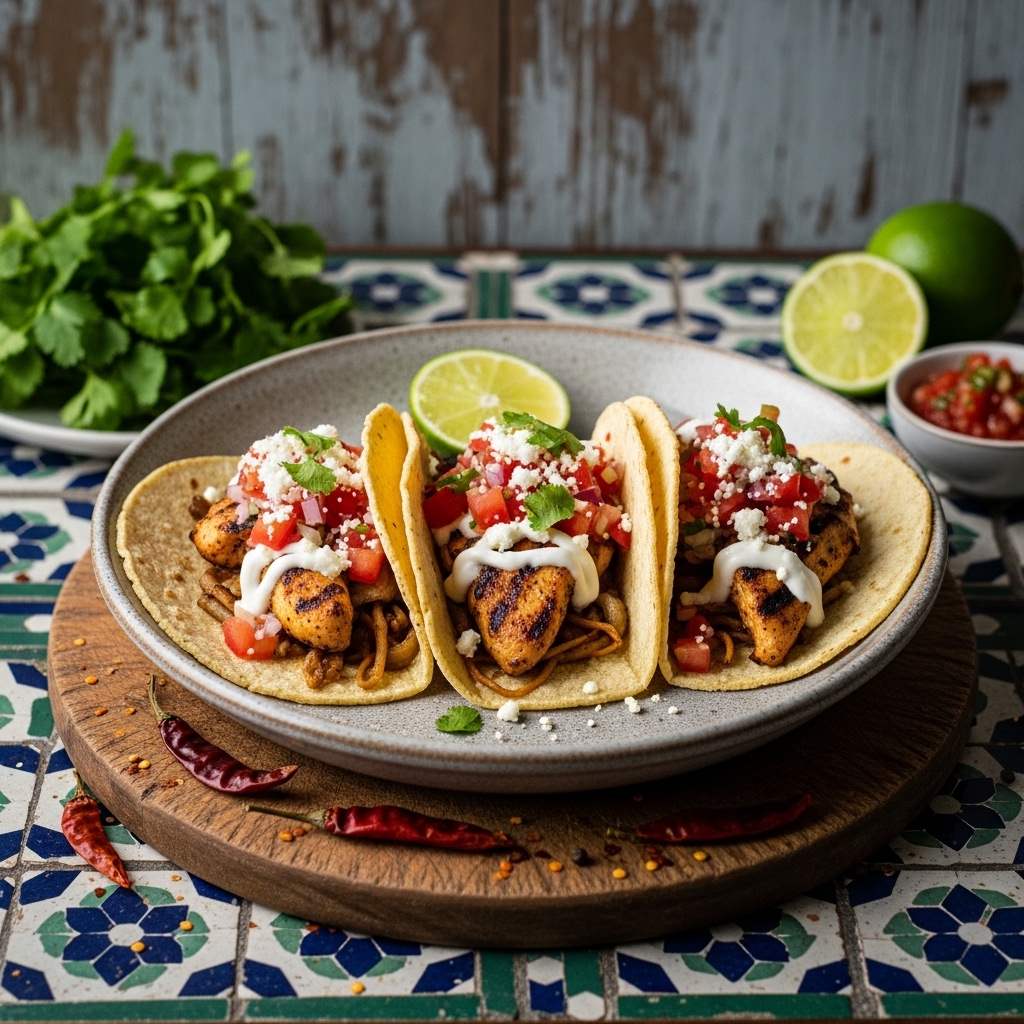 Street-Style Chipotle Chicken Tacos