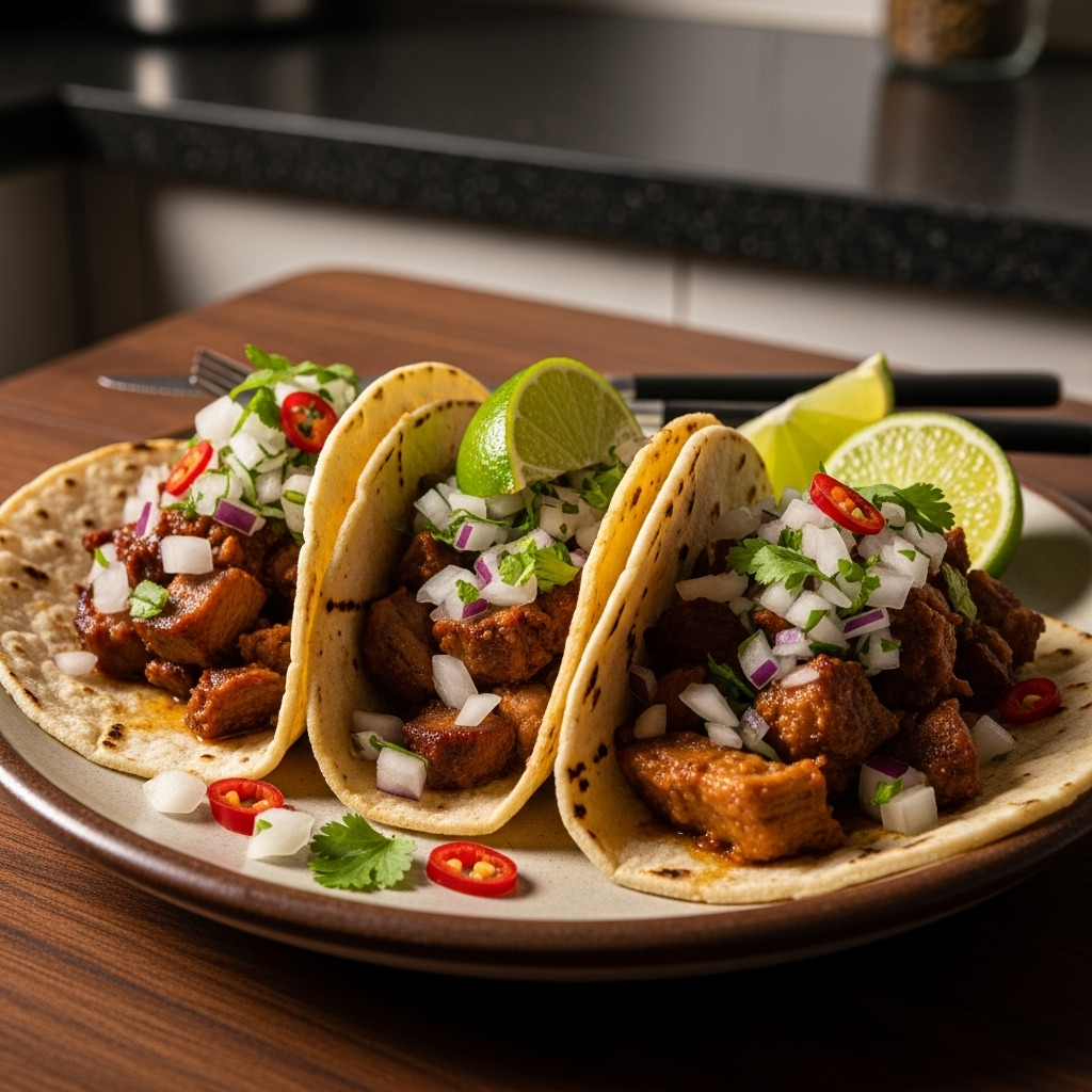 Street-Style Sizzling Carnitas Tacos