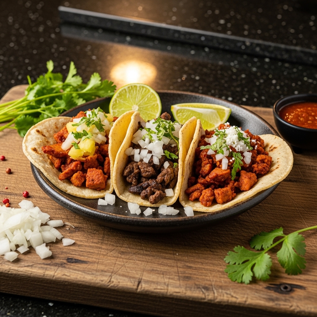 Street Tacos al Carbon – Game Day Fusion